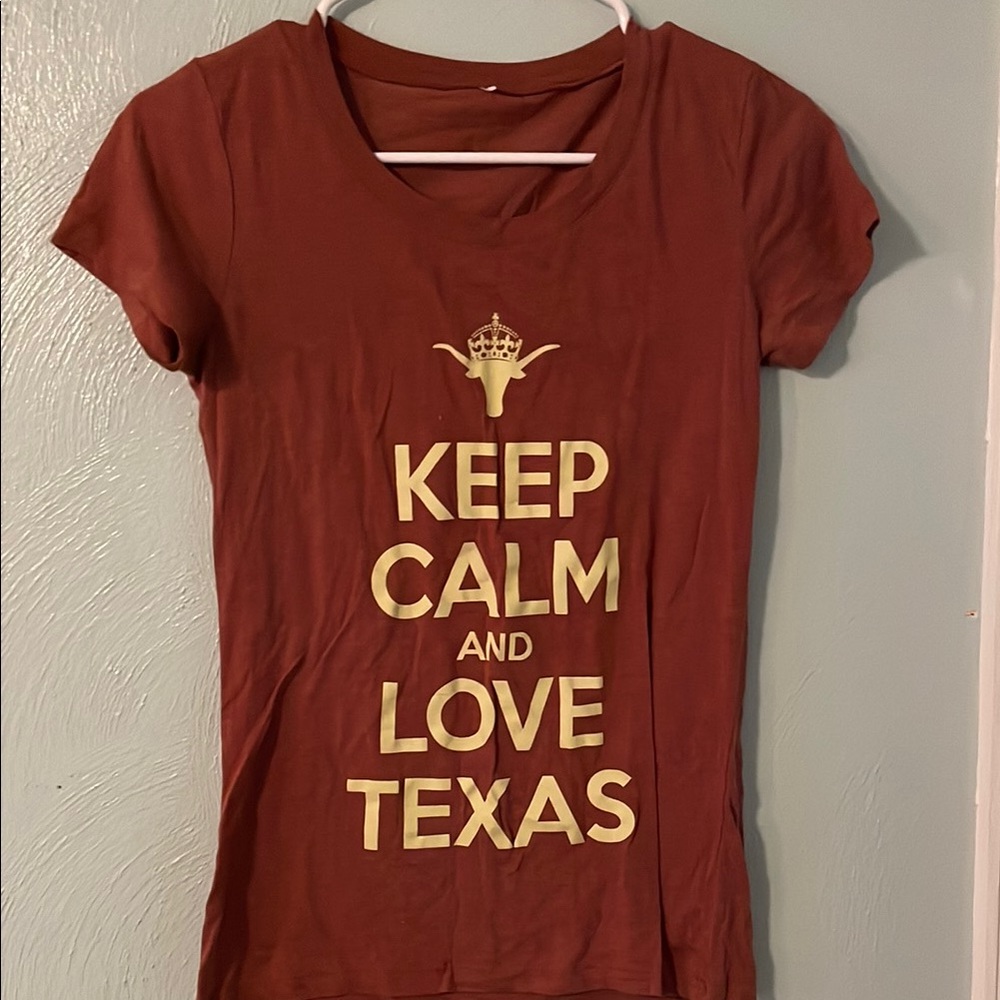 Keep Calm and Love Texas copper T-Shirt